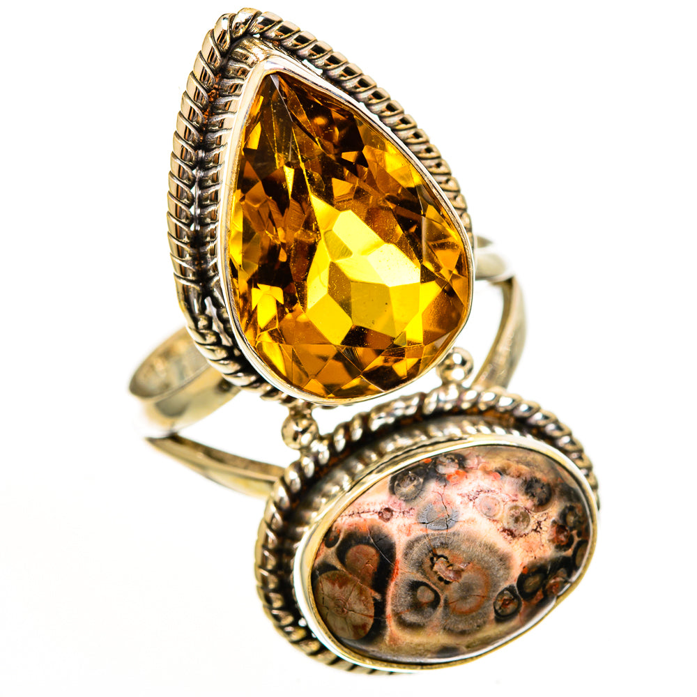 Leopard Skin Jasper Rings handcrafted by Anasilvercos - RING111301 - Photo 2
