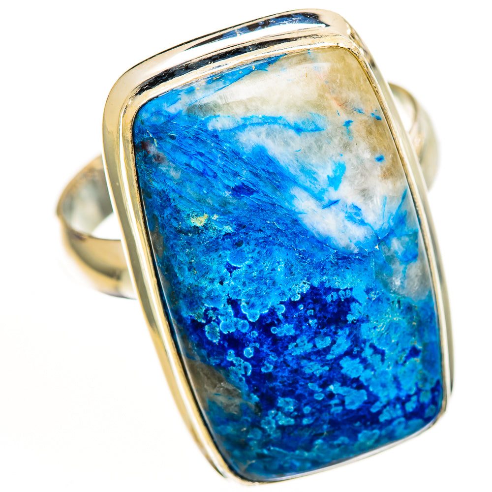 Chrysocolla Rings handcrafted by Anasilvercos - RING111310 - Photo 2