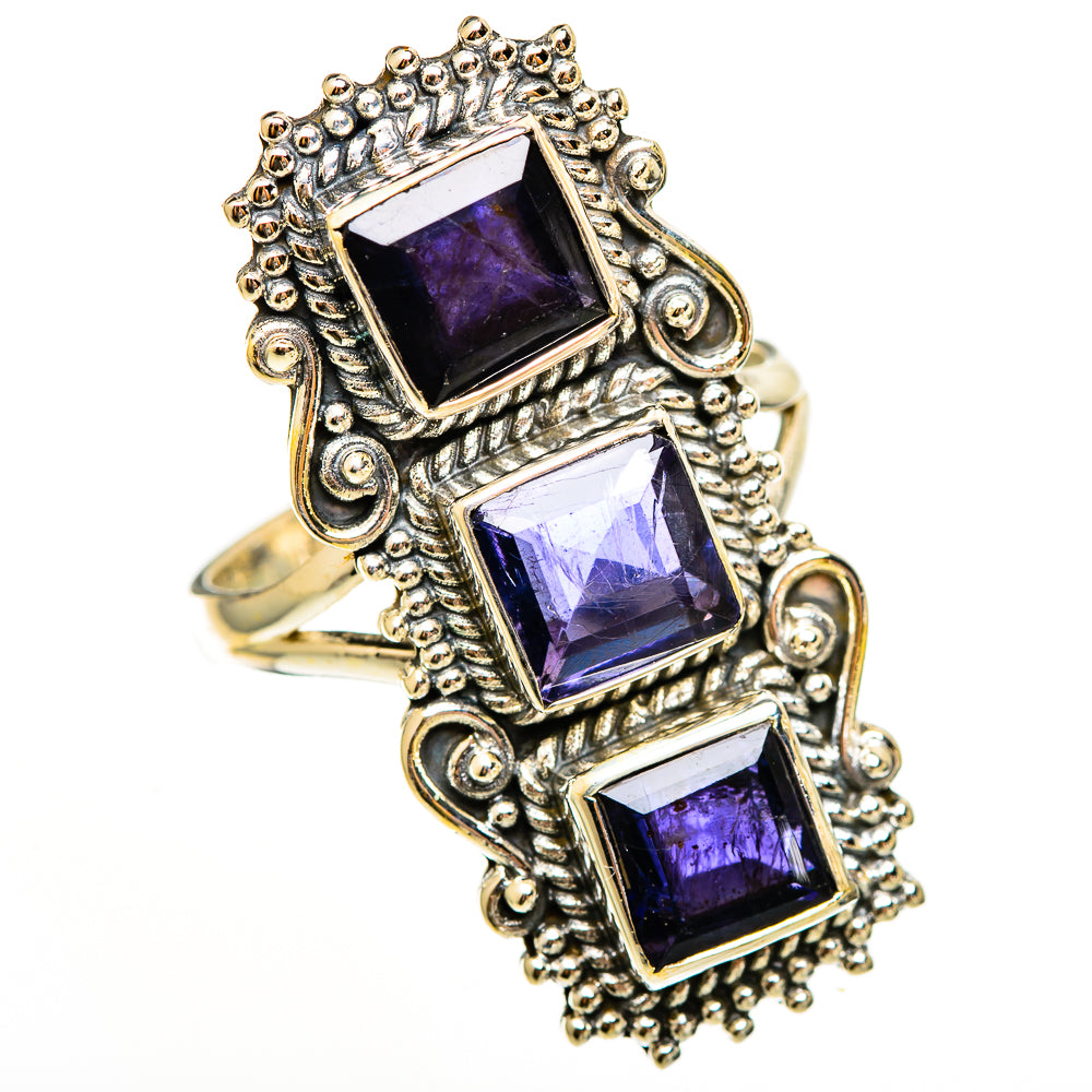 Violet Spinel Rings handcrafted by Anasilvercos - RING111339 - Photo 2