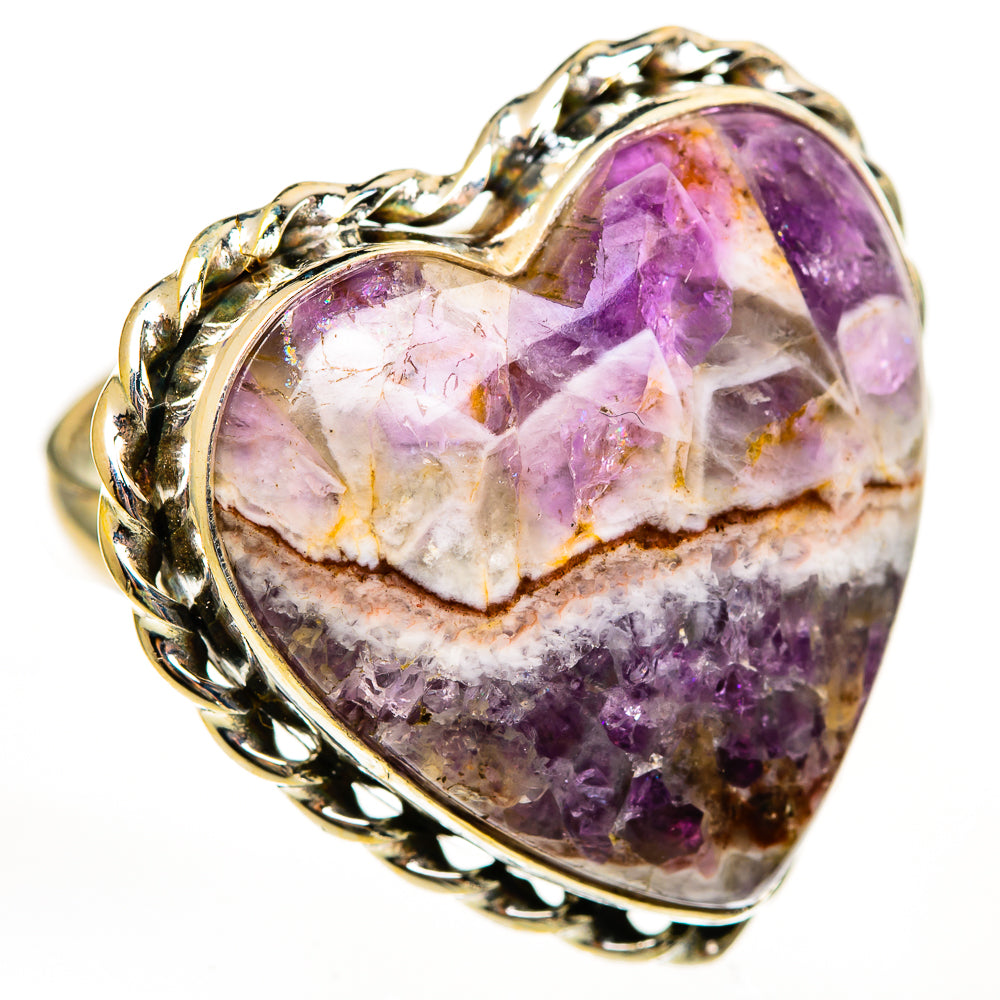 Chevron Amethyst Rings handcrafted by Anasilvercos - RING111680 - Photo 2