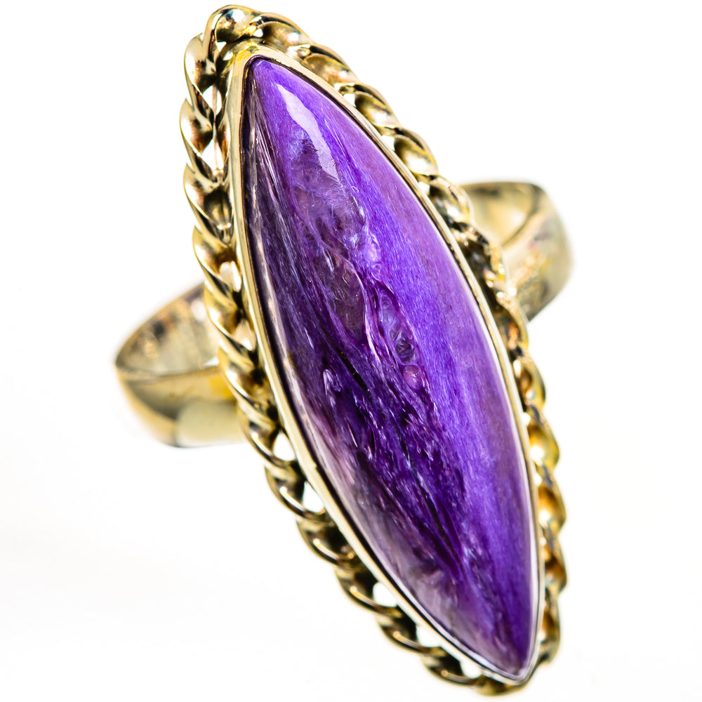 Charoite Rings handcrafted by Anasilvercos - RING111682 - Photo 2