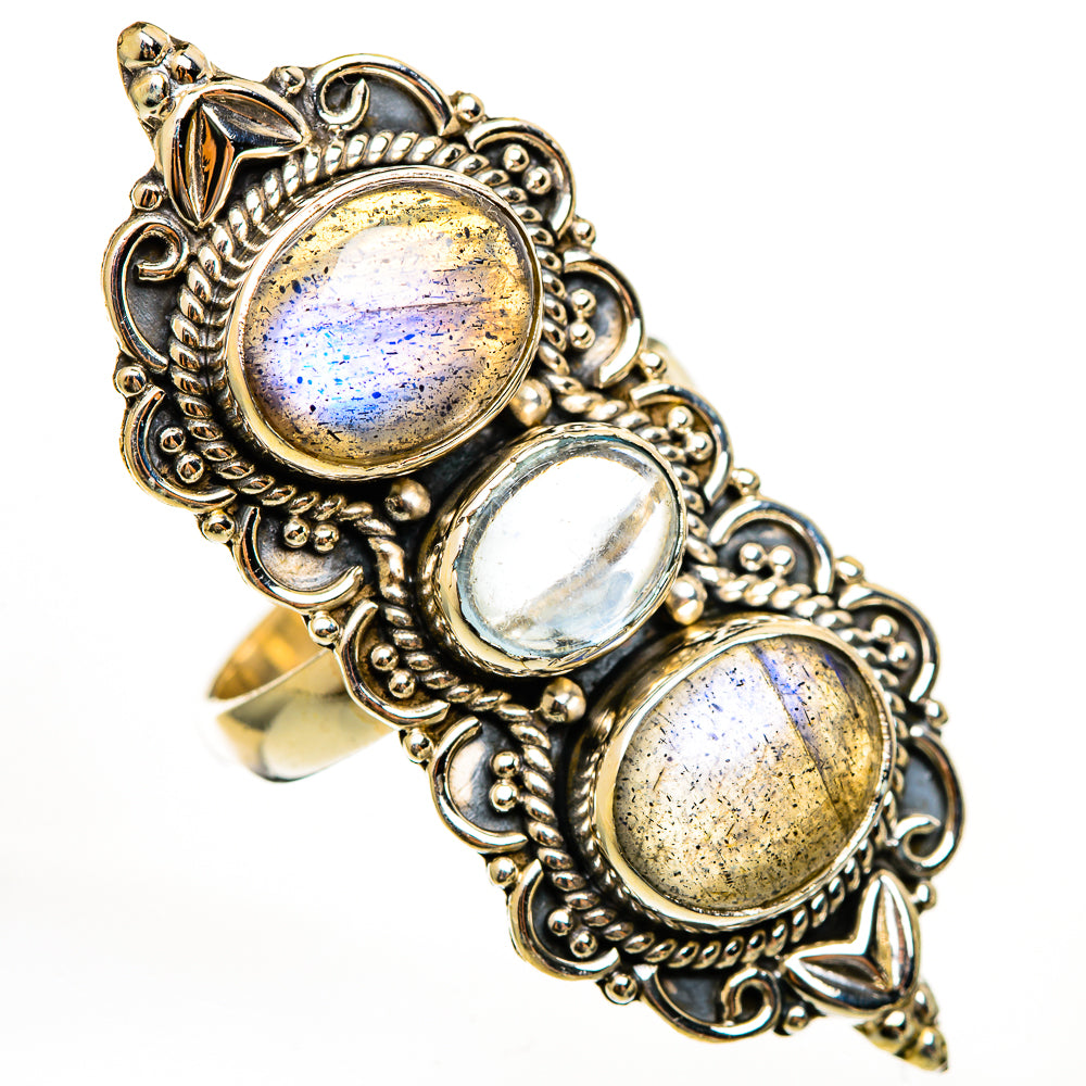 Labradorite Rings handcrafted by Anasilvercos - RING111697 - Photo 2