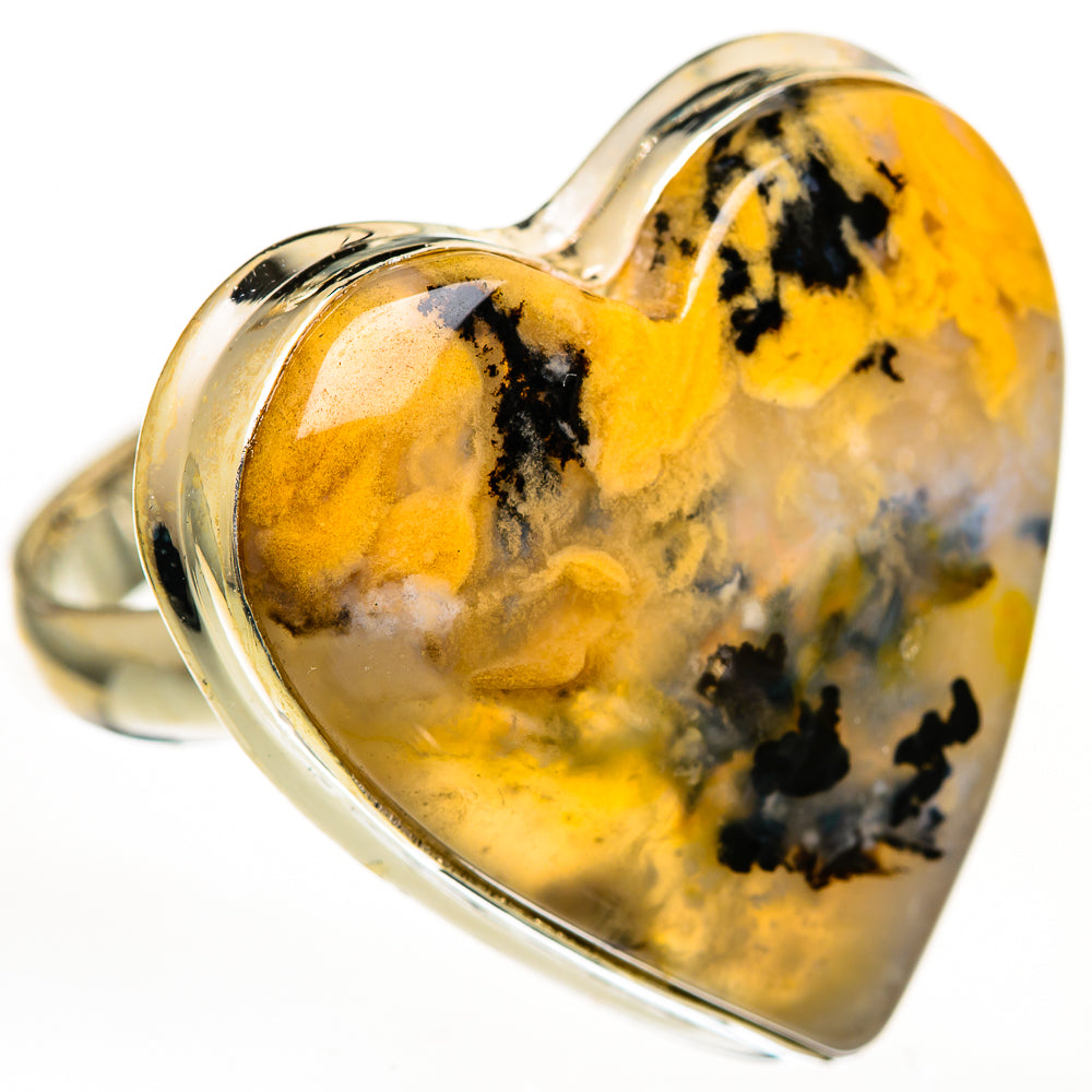 Plume Agate Rings handcrafted by Anasilvercos - RING111703 - Photo 2