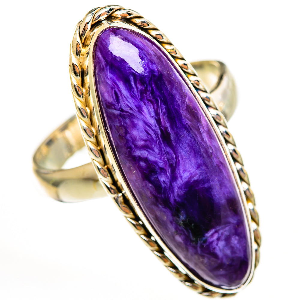 Charoite Rings handcrafted by Anasilvercos - RING111748 - Photo 2