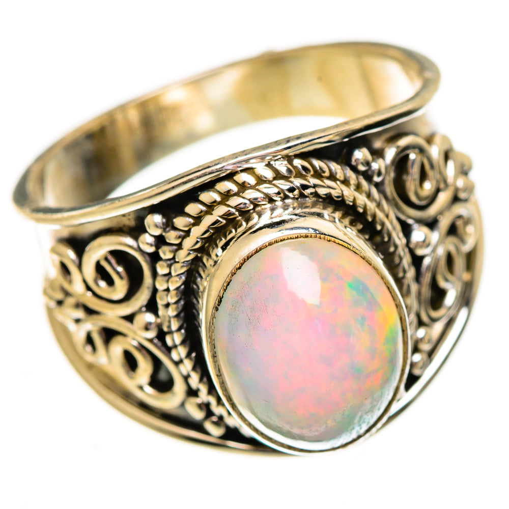 Ethiopian Opal Rings handcrafted by Anasilvercos - RING111780 - Photo 2
