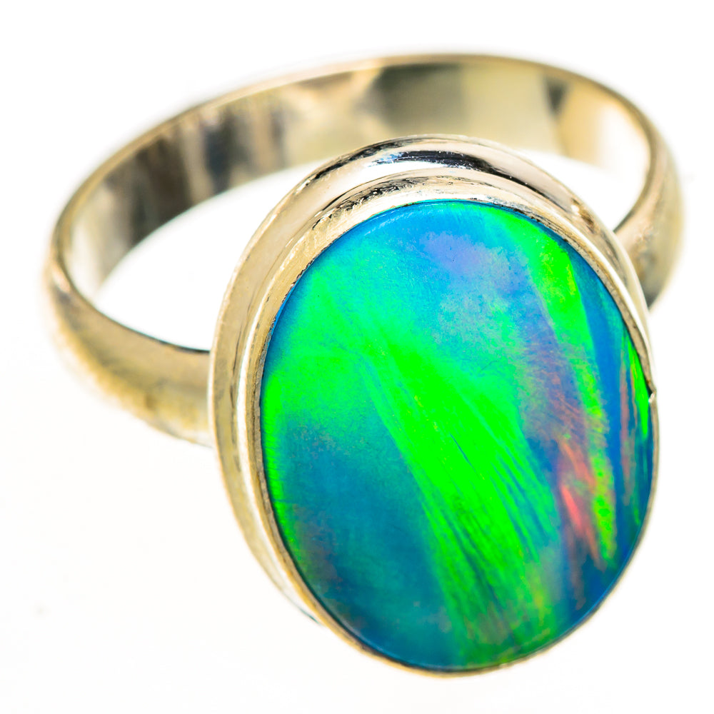 Aura Opal Rings handcrafted by Anasilvercos - RING111781 - Photo 2