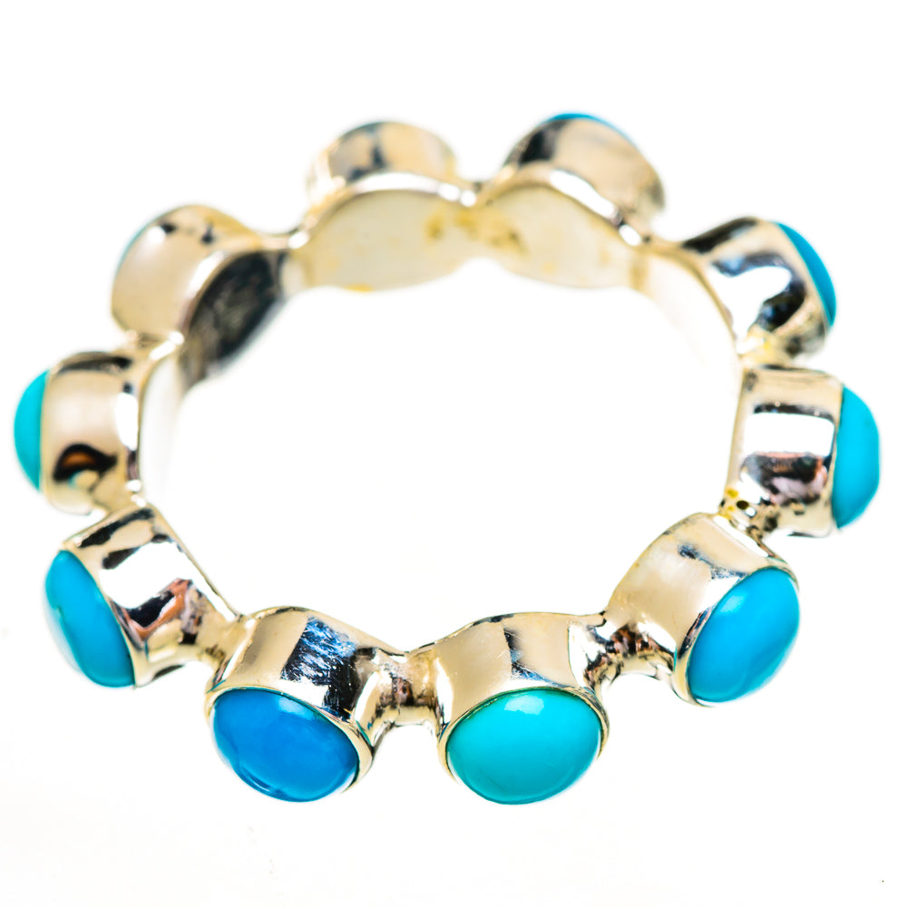 Sleeping Beauty Turquoise Rings handcrafted by Anasilvercos - RING111814 - Photo 2