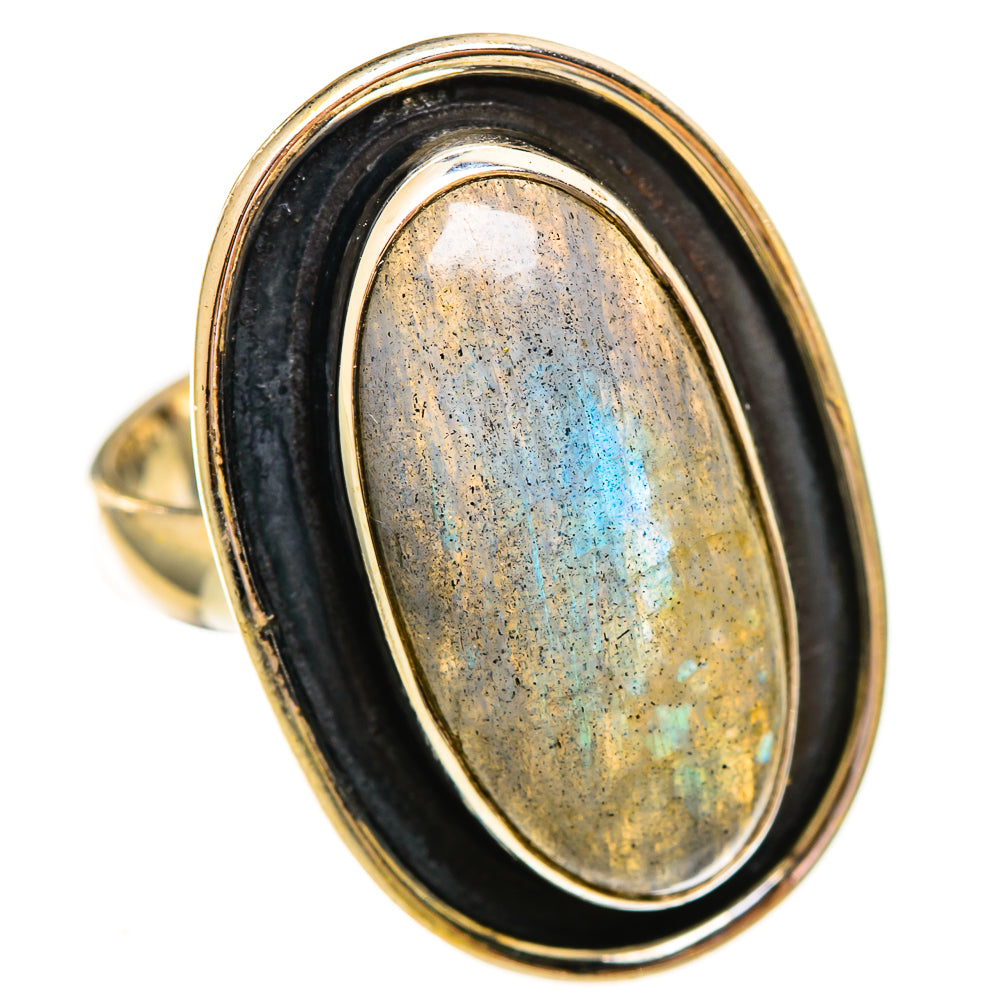 Labradorite Rings handcrafted by Anasilvercos - RING111815 - Photo 2