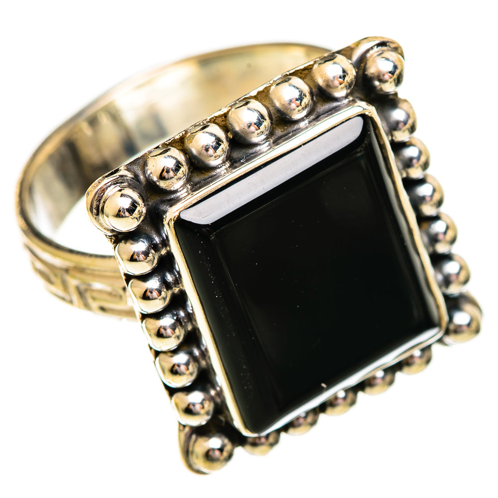 Black Onyx Rings handcrafted by Anasilvercos - RING111831 - Photo 2