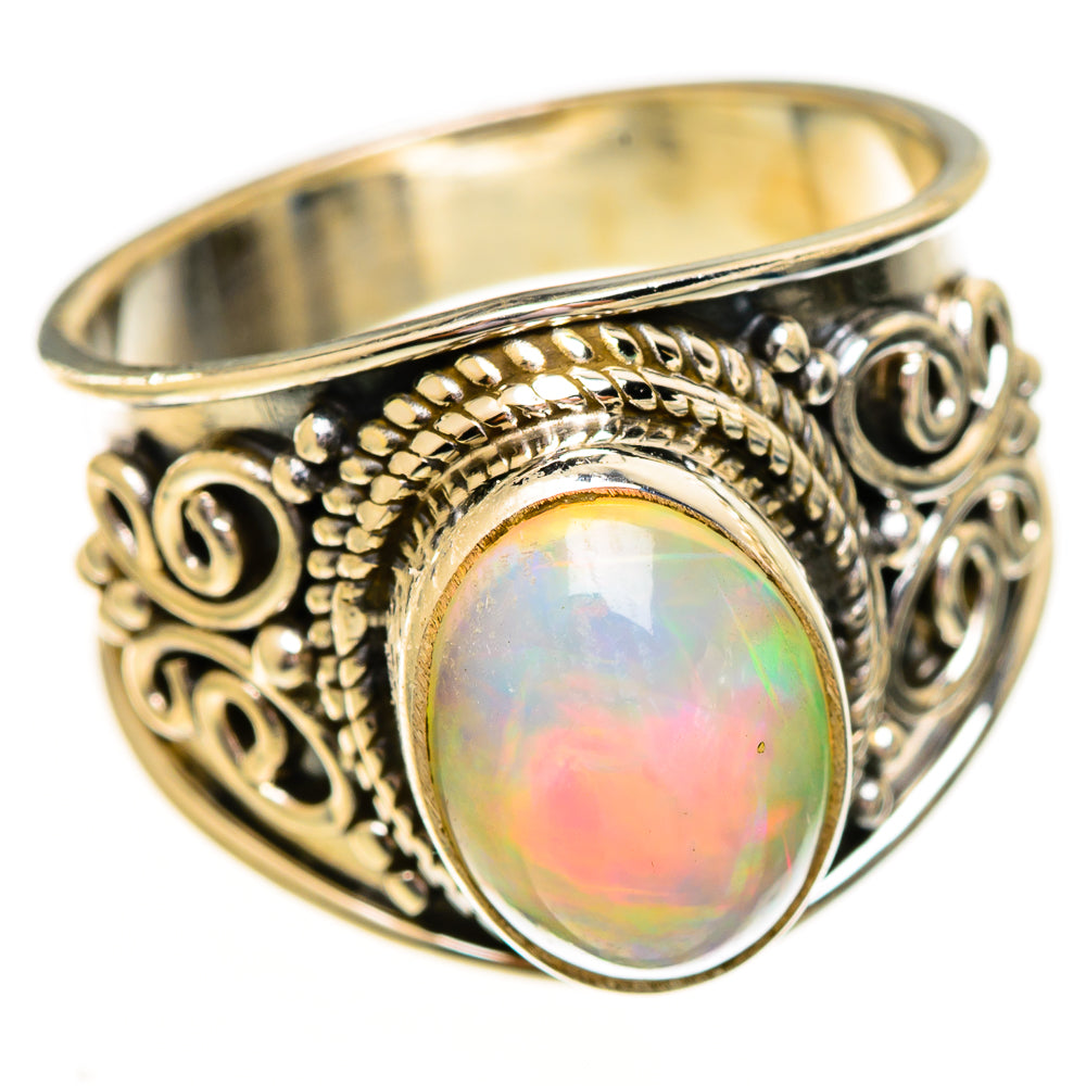 Ethiopian Opal Rings handcrafted by Anasilvercos - RING111871 - Photo 2
