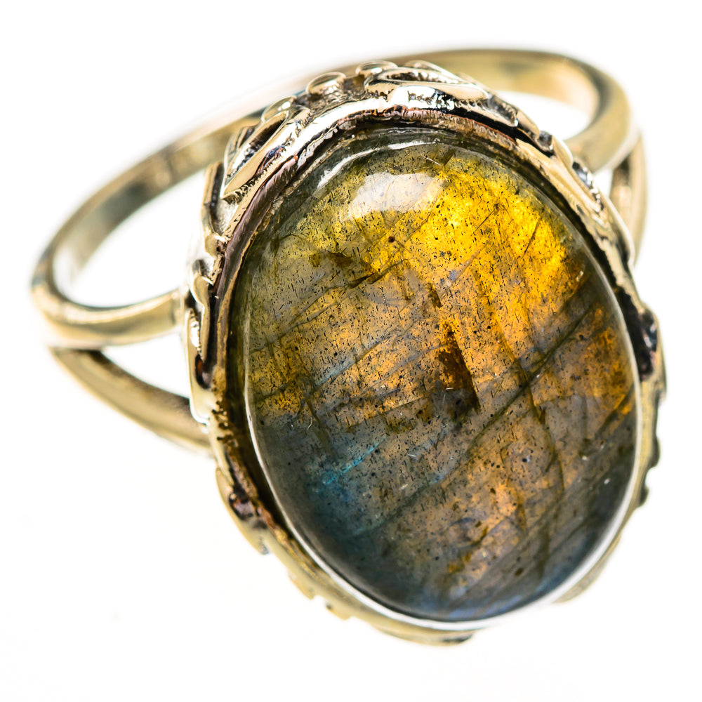 Labradorite Rings handcrafted by Anasilvercos - RING111876 - Photo 2