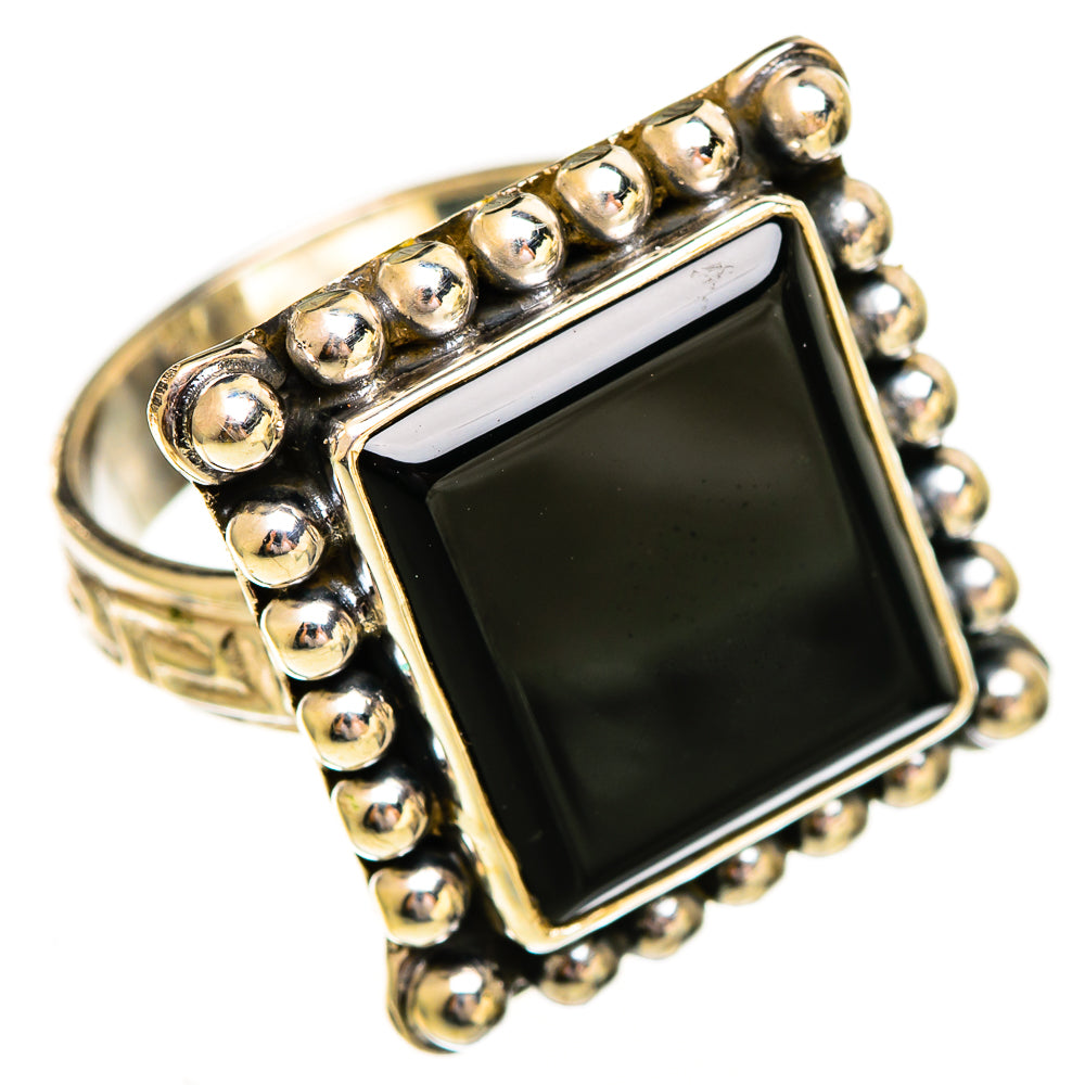 Black Onyx Rings handcrafted by Anasilvercos - RING111892 - Photo 2