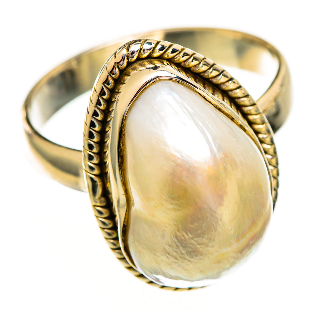 Mother Of Pearl Rings handcrafted by Anasilvercos - RING111895 - Photo 2