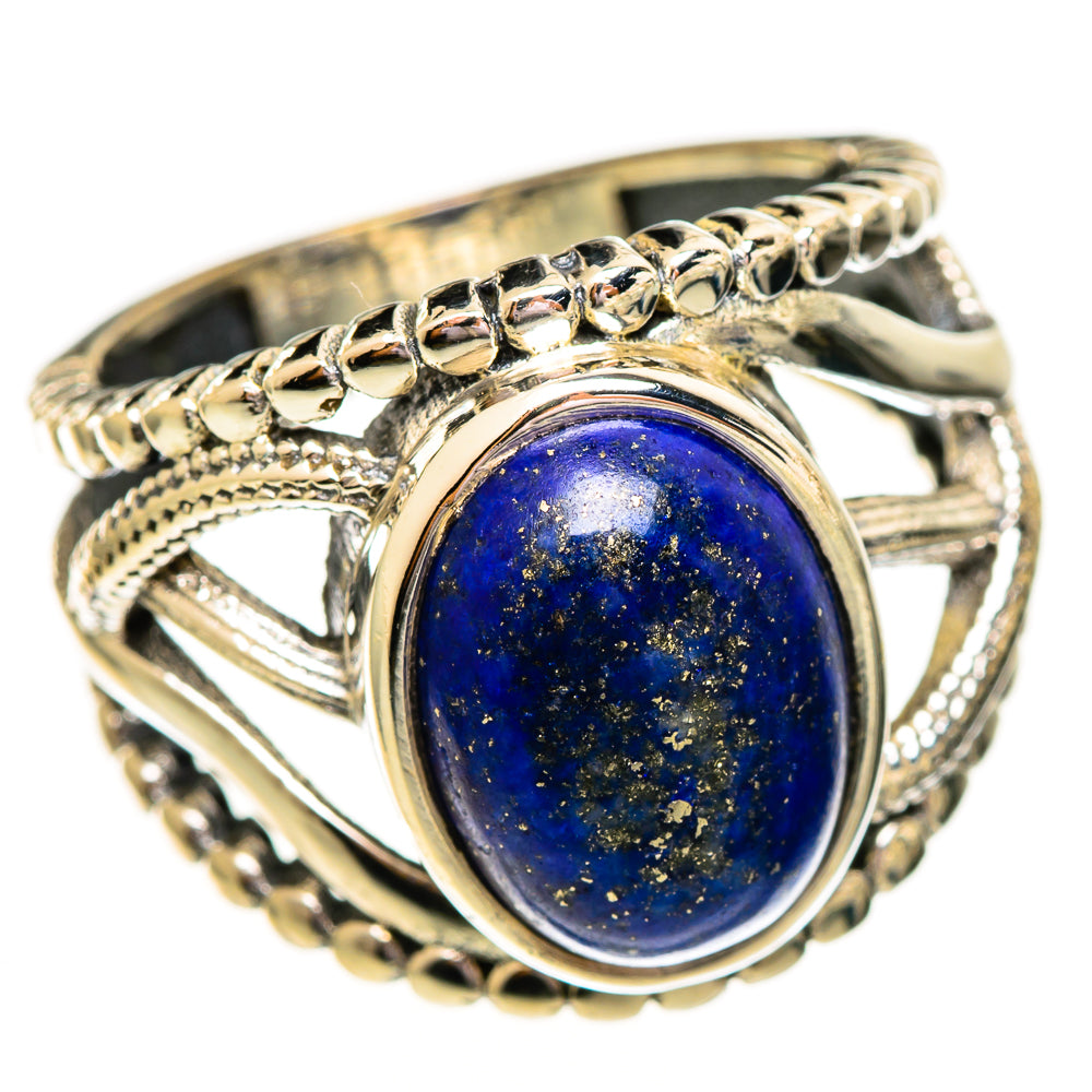 Lapis Lazuli Rings handcrafted by Anasilvercos - RING111901 - Photo 2