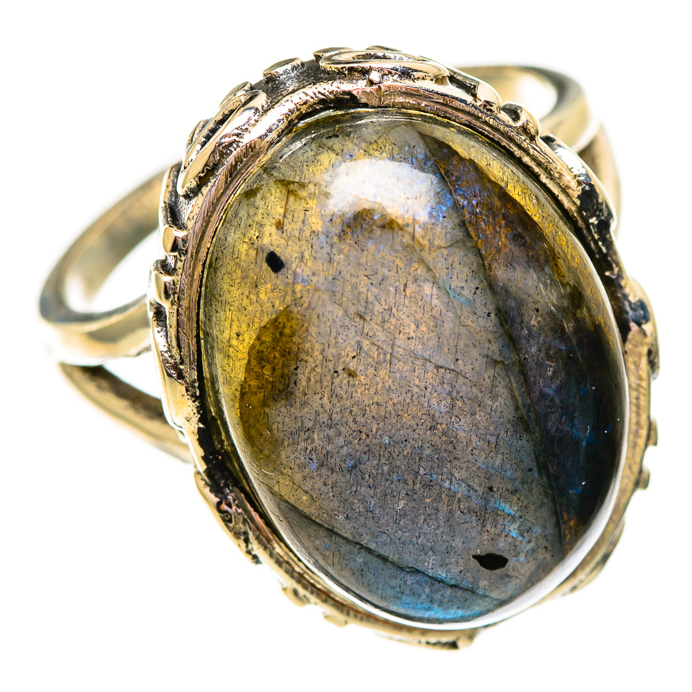 Labradorite Rings handcrafted by Anasilvercos - RING111904 - Photo 2