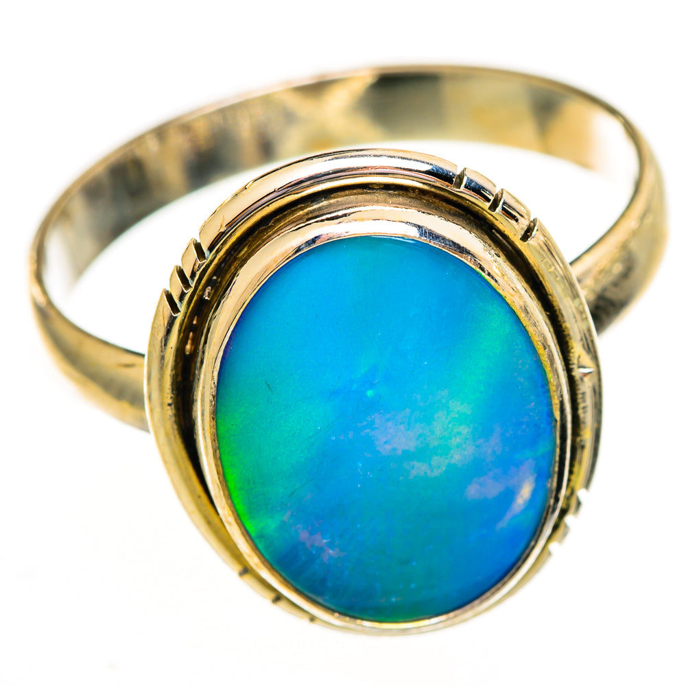 Aura Opal Rings handcrafted by Anasilvercos - RING111933 - Photo 2