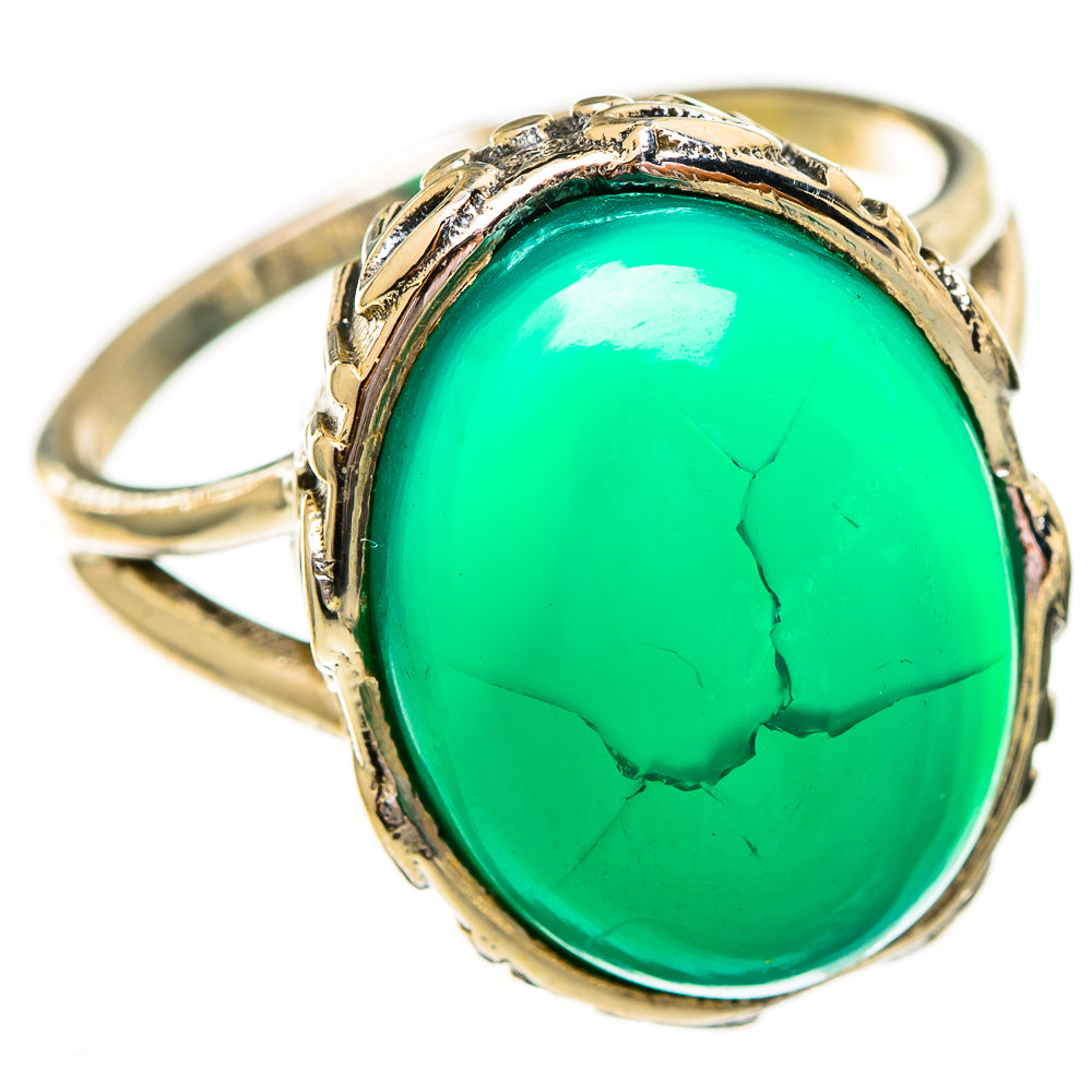Green Onyx Rings handcrafted by Anasilvercos - RING111939 - Photo 2