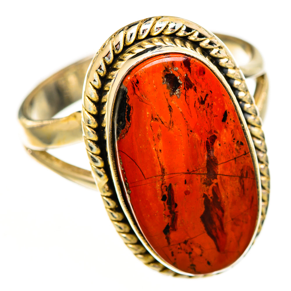 Red Jasper Rings handcrafted by Anasilvercos - RING111945 - Photo 2