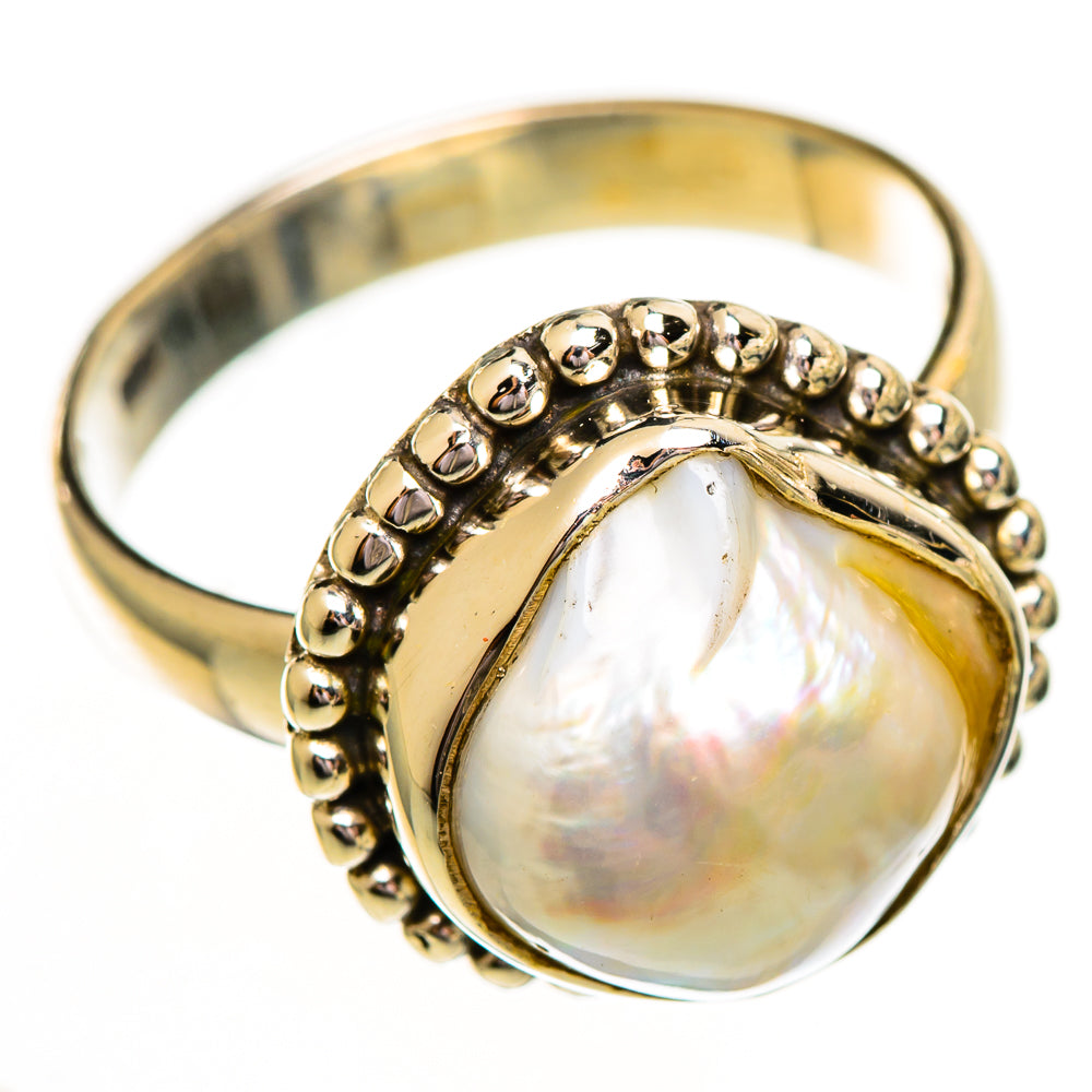 Mother Of Pearl Rings handcrafted by Anasilvercos - RING111961 - Photo 2