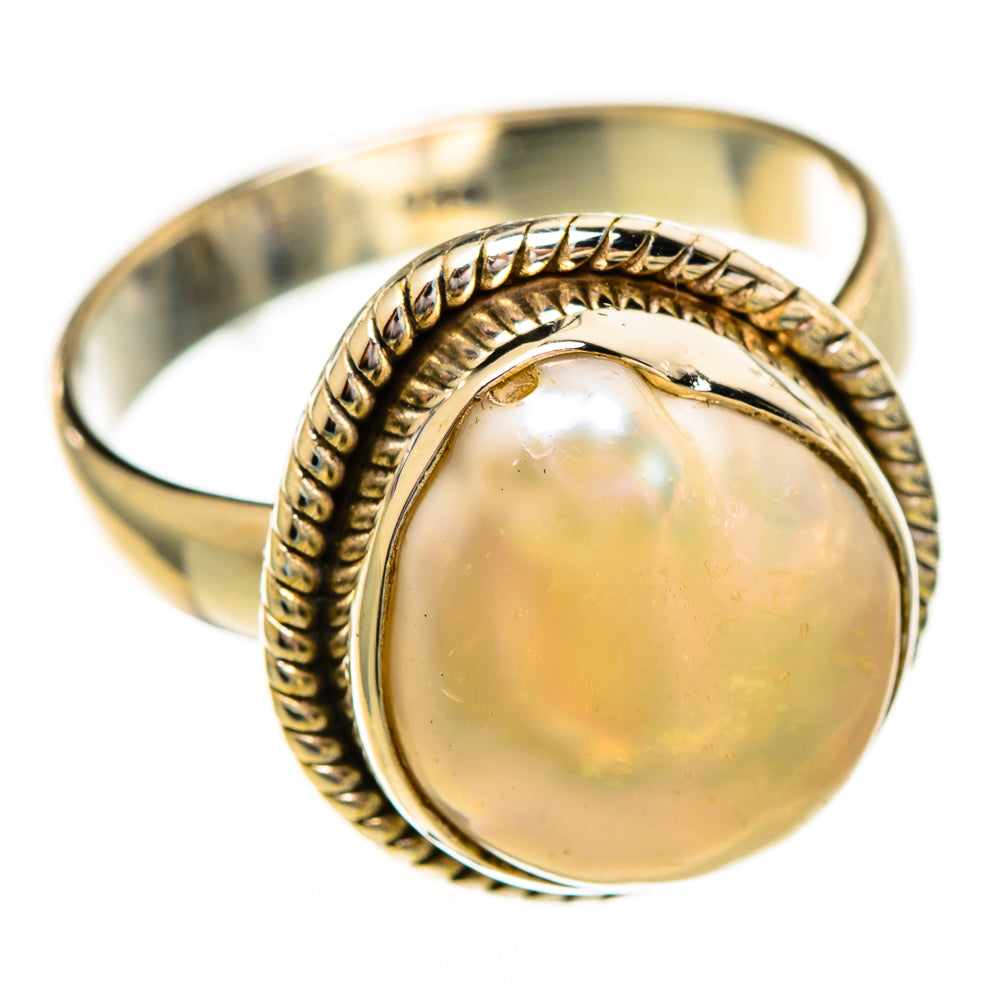 Mother Of Pearl Rings handcrafted by Anasilvercos - RING111964 - Photo 2