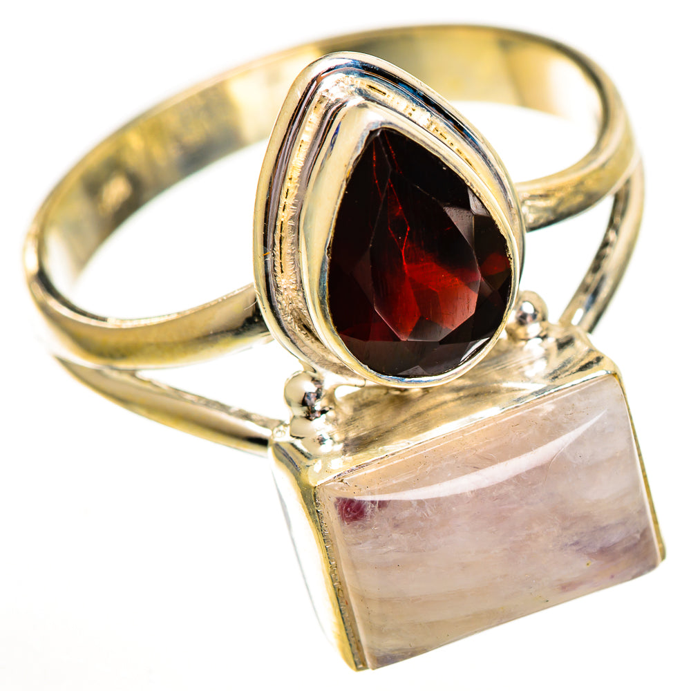 Pink Moonstone Rings handcrafted by Anasilvercos - RING111966 - Photo 2