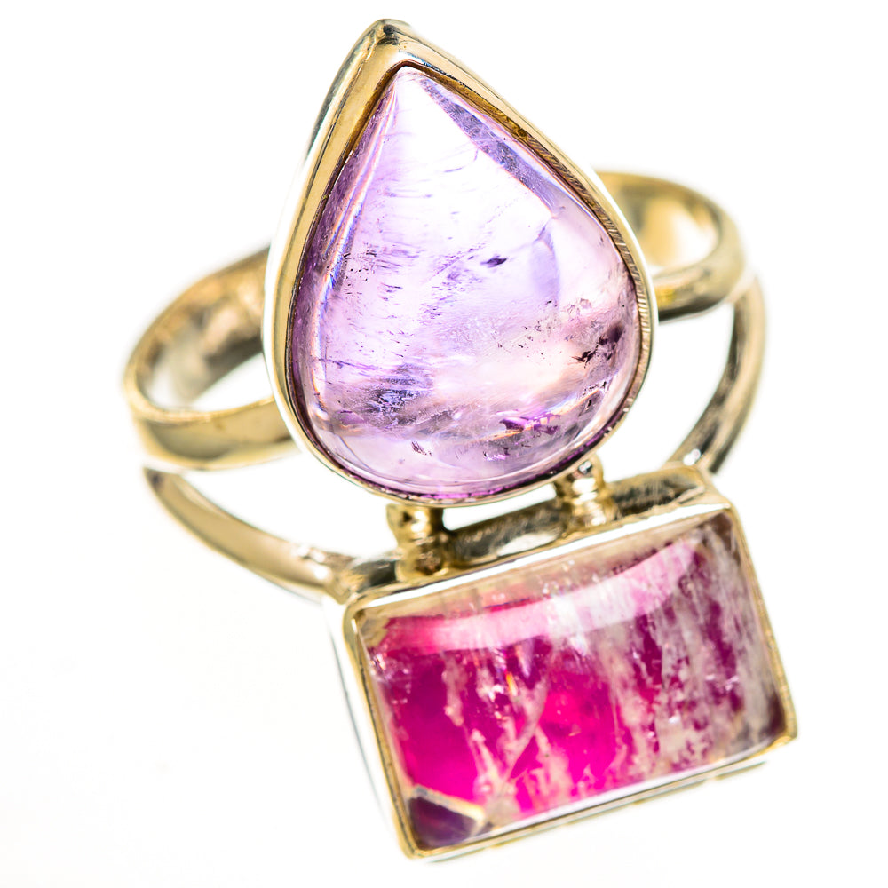 Pink Moonstone Rings handcrafted by Anasilvercos - RING111967 - Photo 2