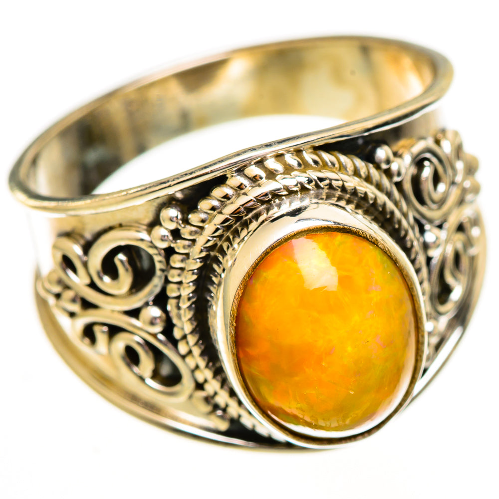 Ethiopian Opal Rings handcrafted by Anasilvercos - RING111973 - Photo 2