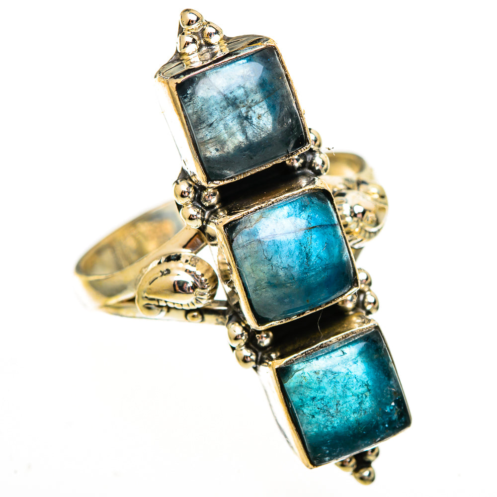 Blue Fluorite Rings handcrafted by Anasilvercos - RING111999 - Photo 2