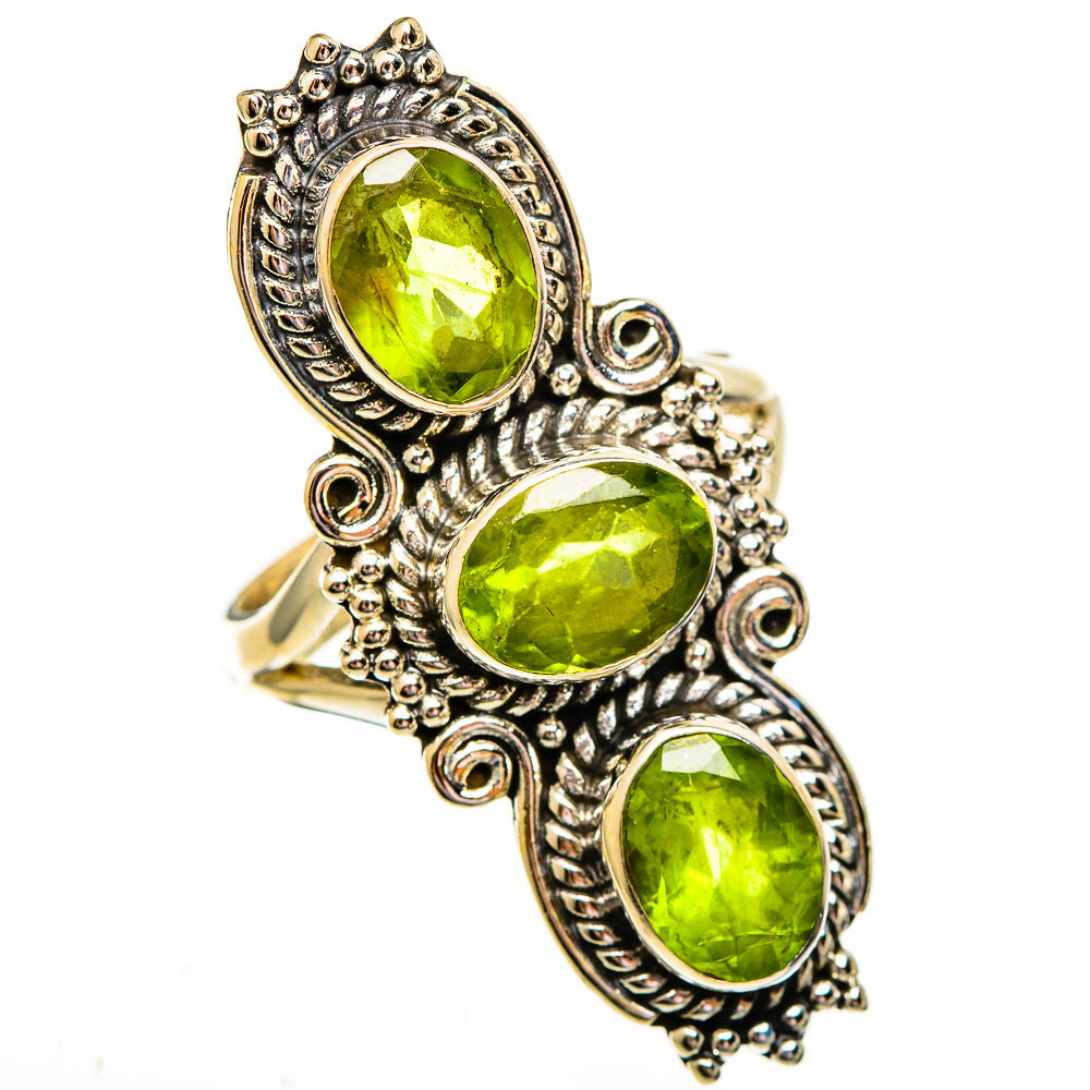 Peridot Rings handcrafted by Anasilvercos - RING112003 - Photo 2