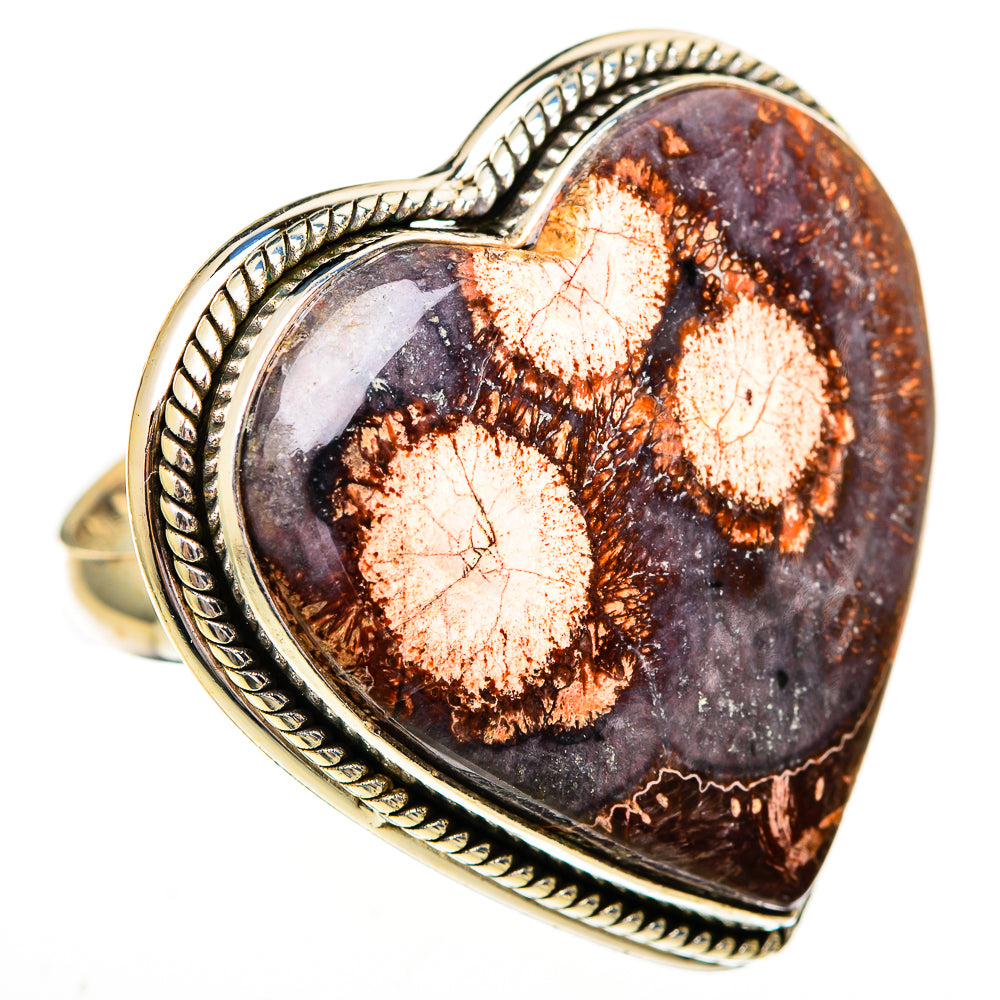 Brids Eye Jasper Rings handcrafted by Anasilvercos - RING112006 - Photo 2