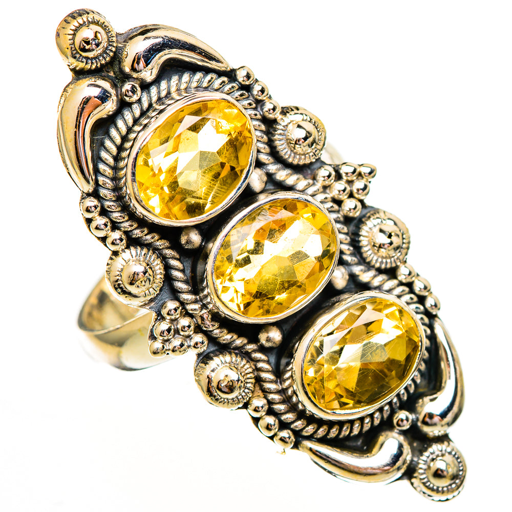 Citrine Rings handcrafted by Anasilvercos - RING112009 - Photo 2