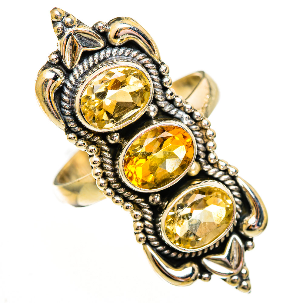 Citrine Rings handcrafted by Anasilvercos - RING112011 - Photo 2