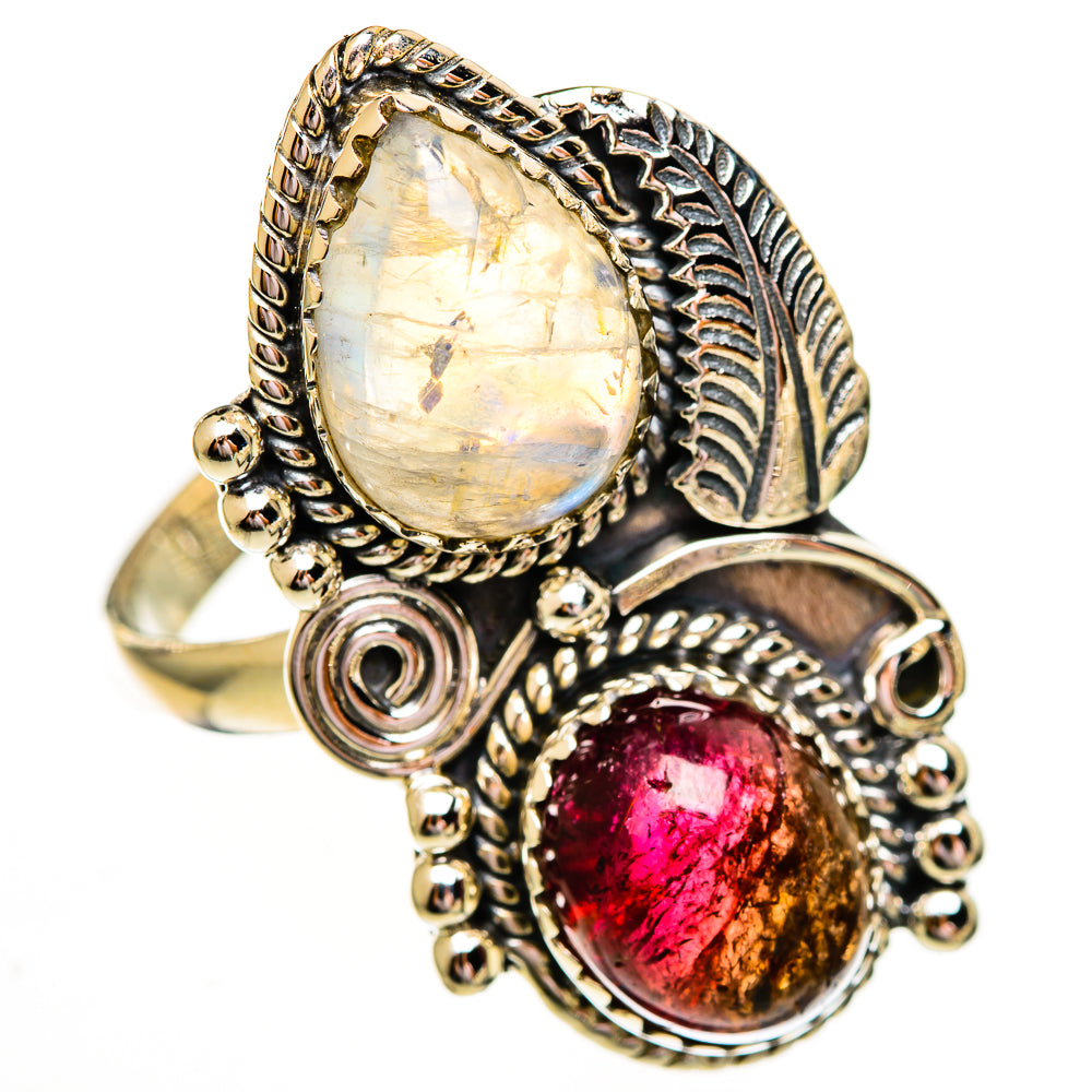Pink Moonstone Rings handcrafted by Anasilvercos - RING112014 - Photo 2