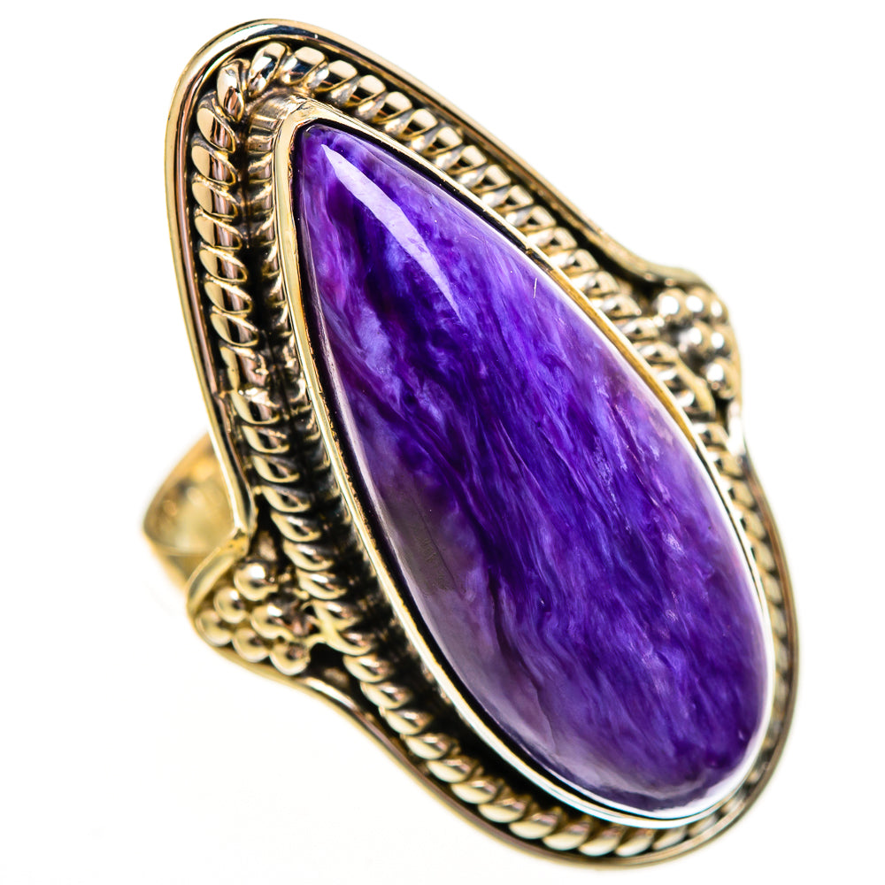 Charoite Rings handcrafted by Anasilvercos - RING112016 - Photo 2