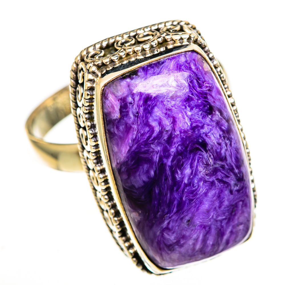 Charoite Rings handcrafted by Anasilvercos - RING112022 - Photo 2