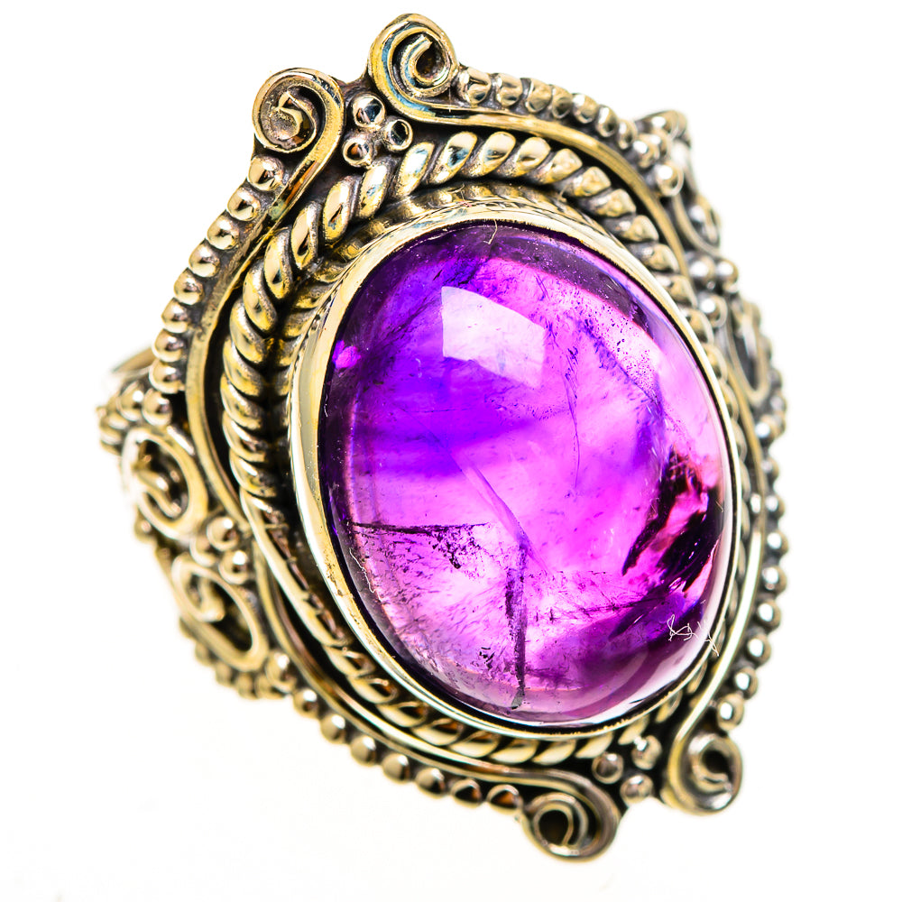 Amethyst Rings handcrafted by Anasilvercos - RING112024 - Photo 2
