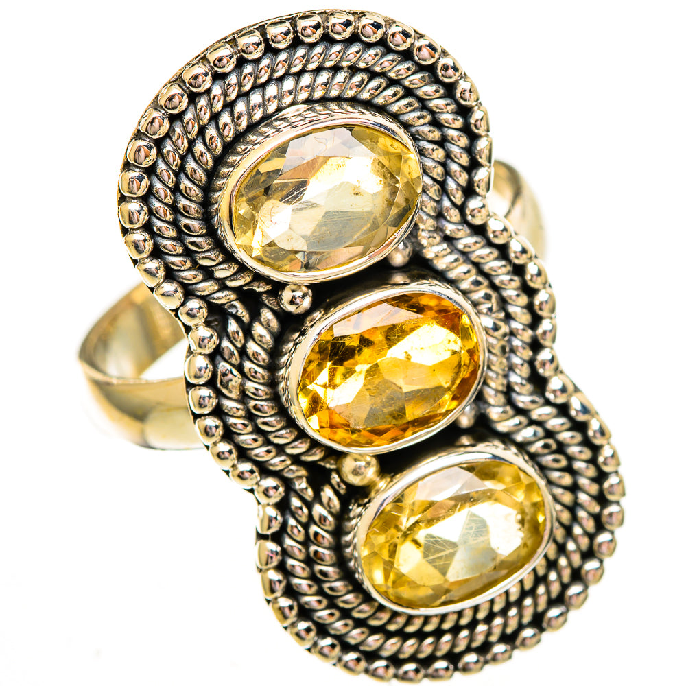 Citrine Rings handcrafted by Anasilvercos - RING112057 - Photo 2
