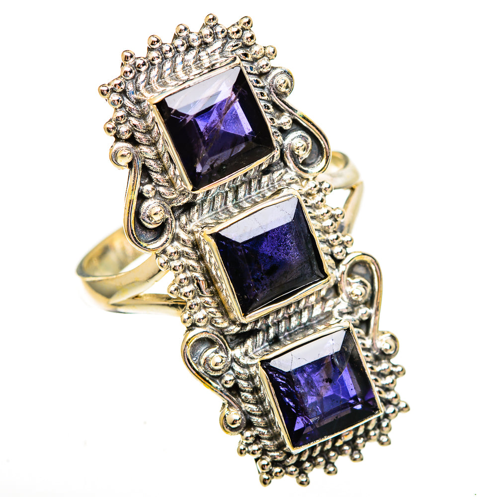 Violet Spinel Rings handcrafted by Anasilvercos - RING112062 - Photo 2