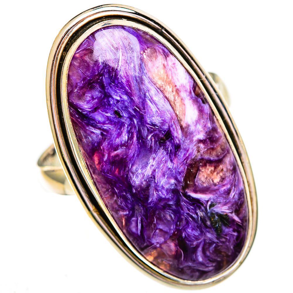 Charoite Rings handcrafted by Anasilvercos - RING112066 - Photo 2