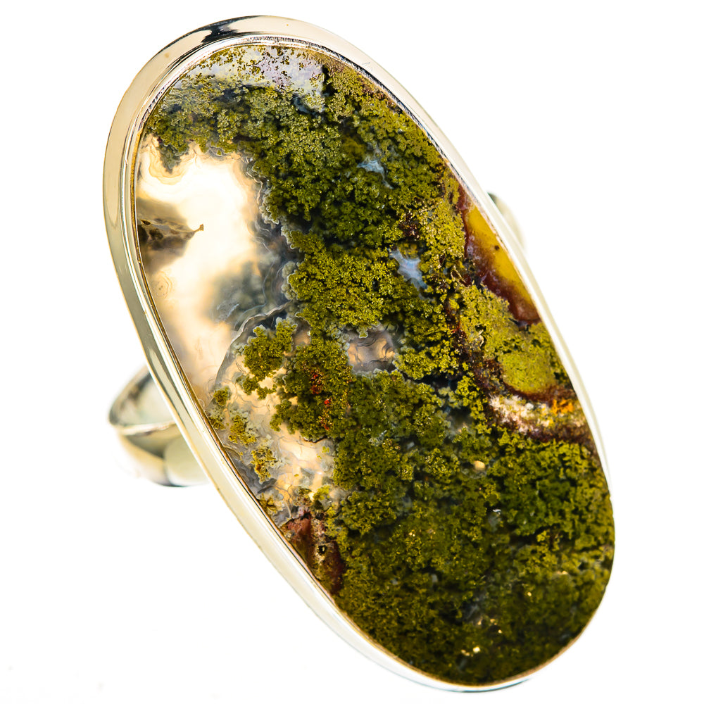 Indonesian Plume Agate Rings handcrafted by Anasilvercos - RING112084 - Photo 2