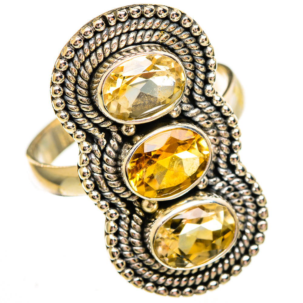 Citrine Rings handcrafted by Anasilvercos - RING112094 - Photo 2