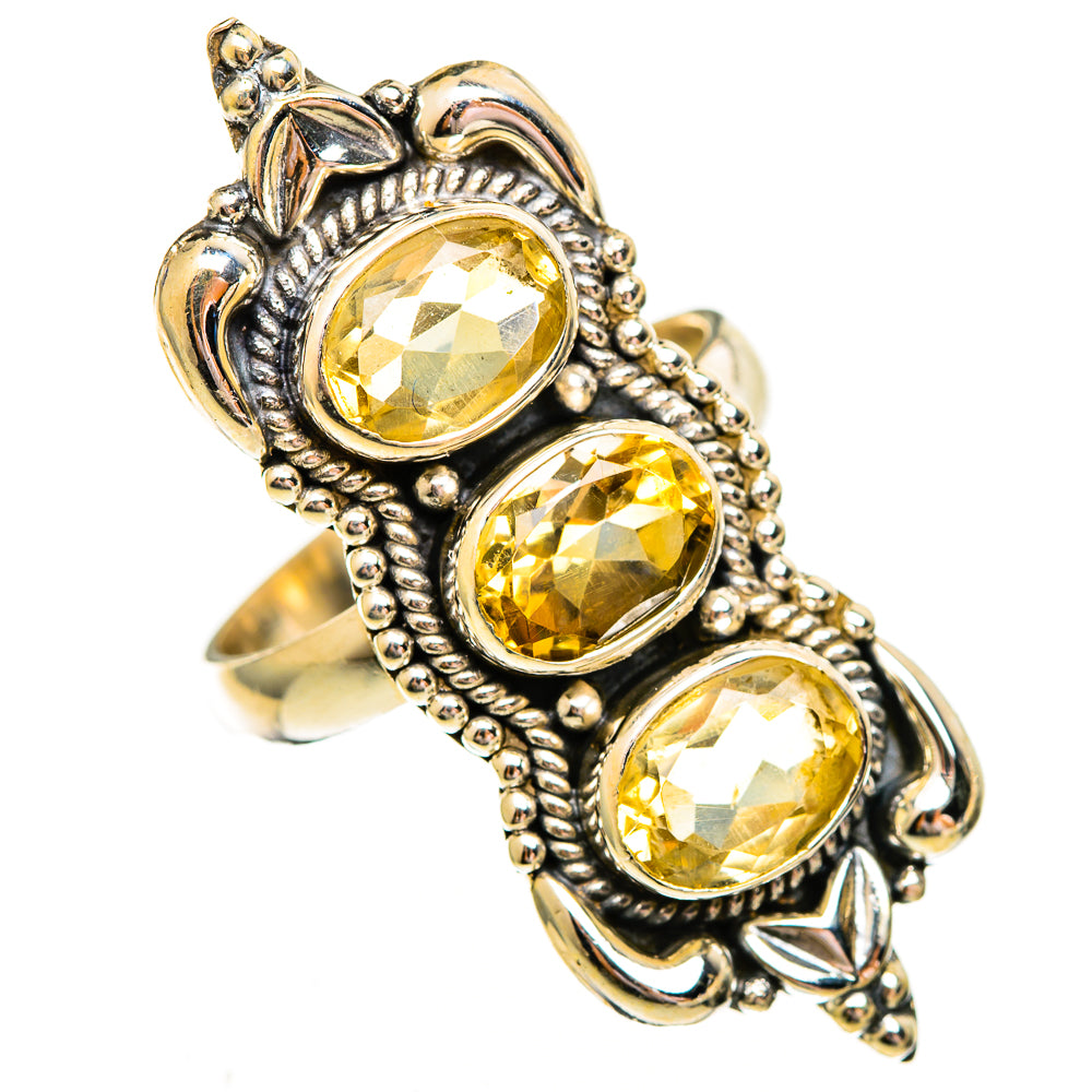Citrine Rings handcrafted by Anasilvercos - RING112095 - Photo 2