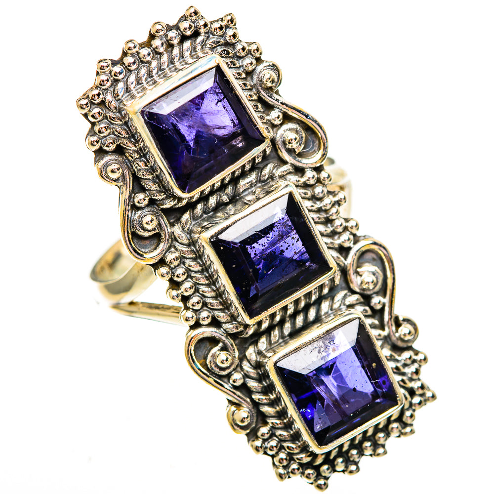 Violet Spinel Rings handcrafted by Anasilvercos - RING112096 - Photo 2
