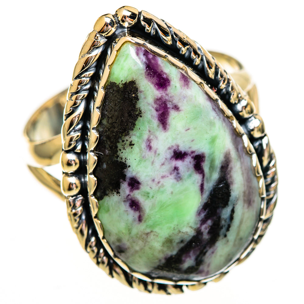 Ruby Zoisite Rings handcrafted by Anasilvercos - RING112147 - Photo 2