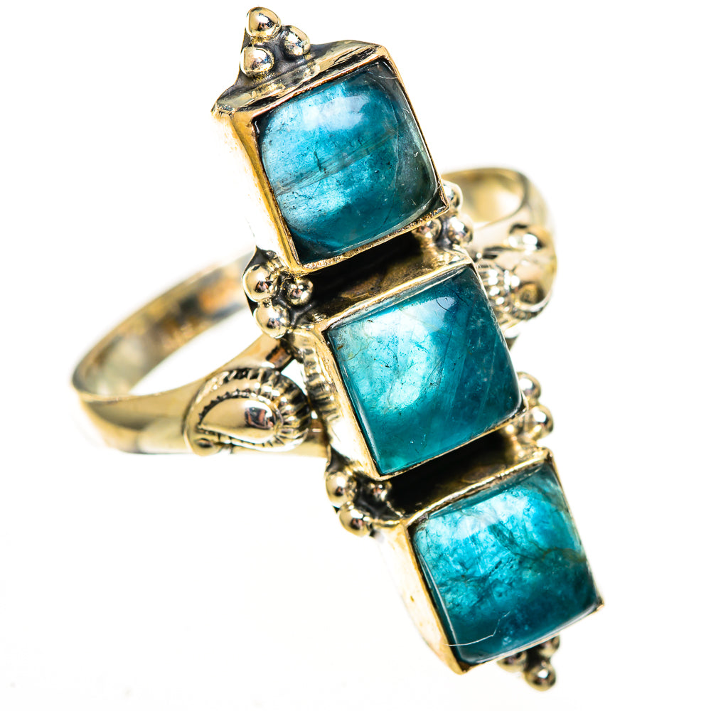 Blue Fluorite Rings handcrafted by Anasilvercos - RING112150 - Photo 2