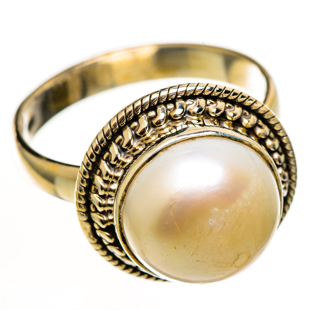 Cultured Pearl Rings handcrafted by Anasilvercos - RING112174 - Photo 2