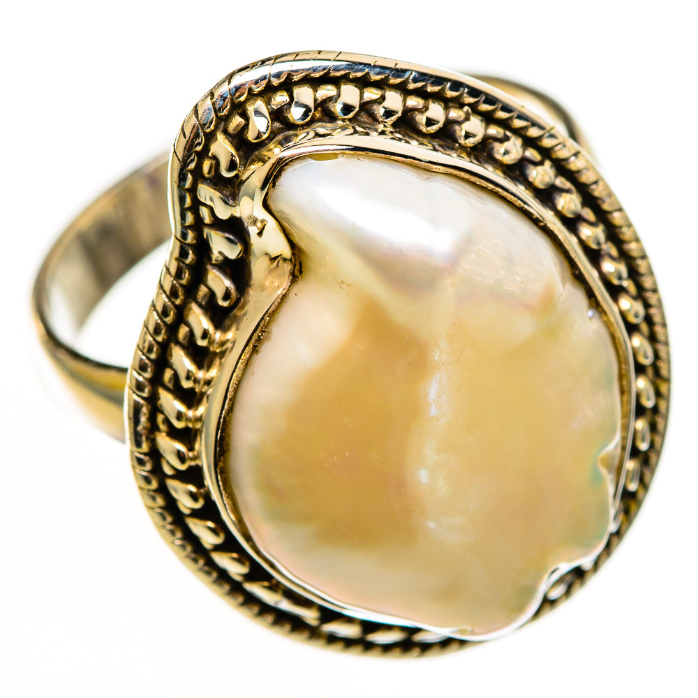 Mother Of Pearl Rings handcrafted by Anasilvercos - RING112175 - Photo 2