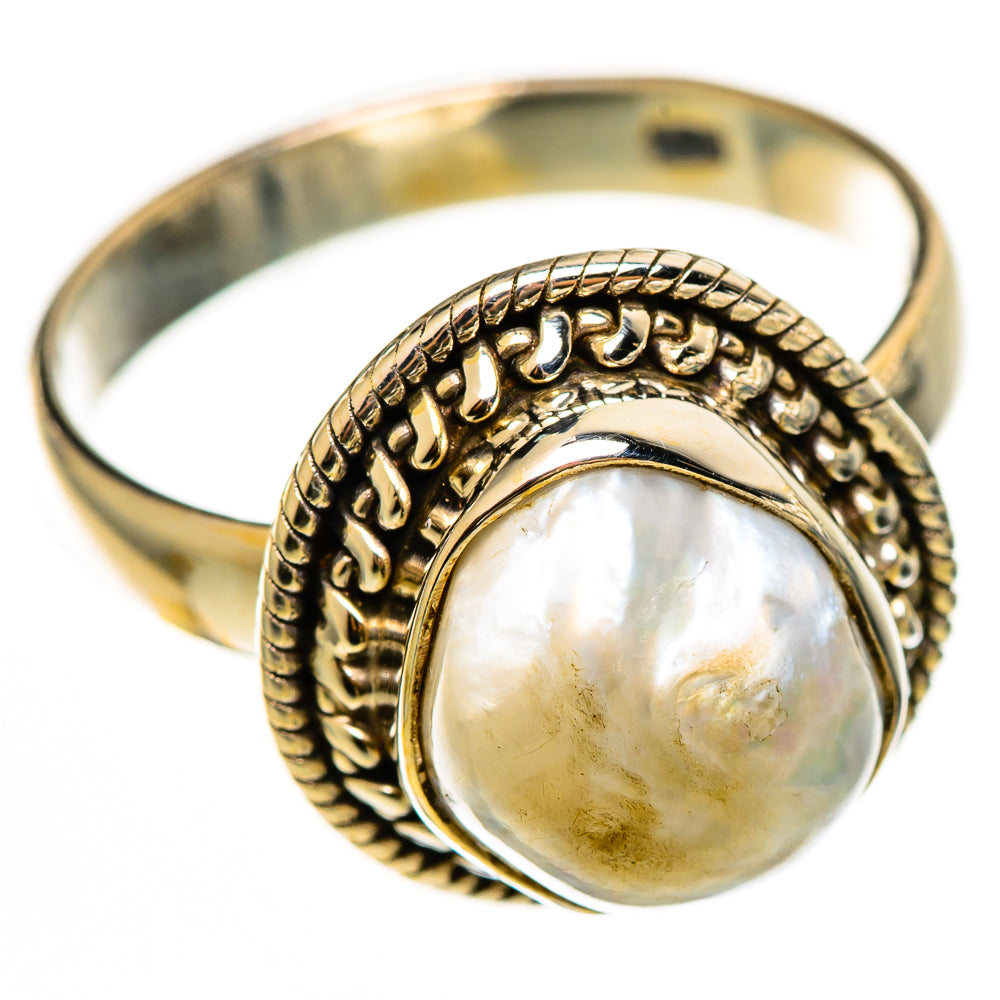 Mother Of Pearl Rings handcrafted by Anasilvercos - RING112204 - Photo 2