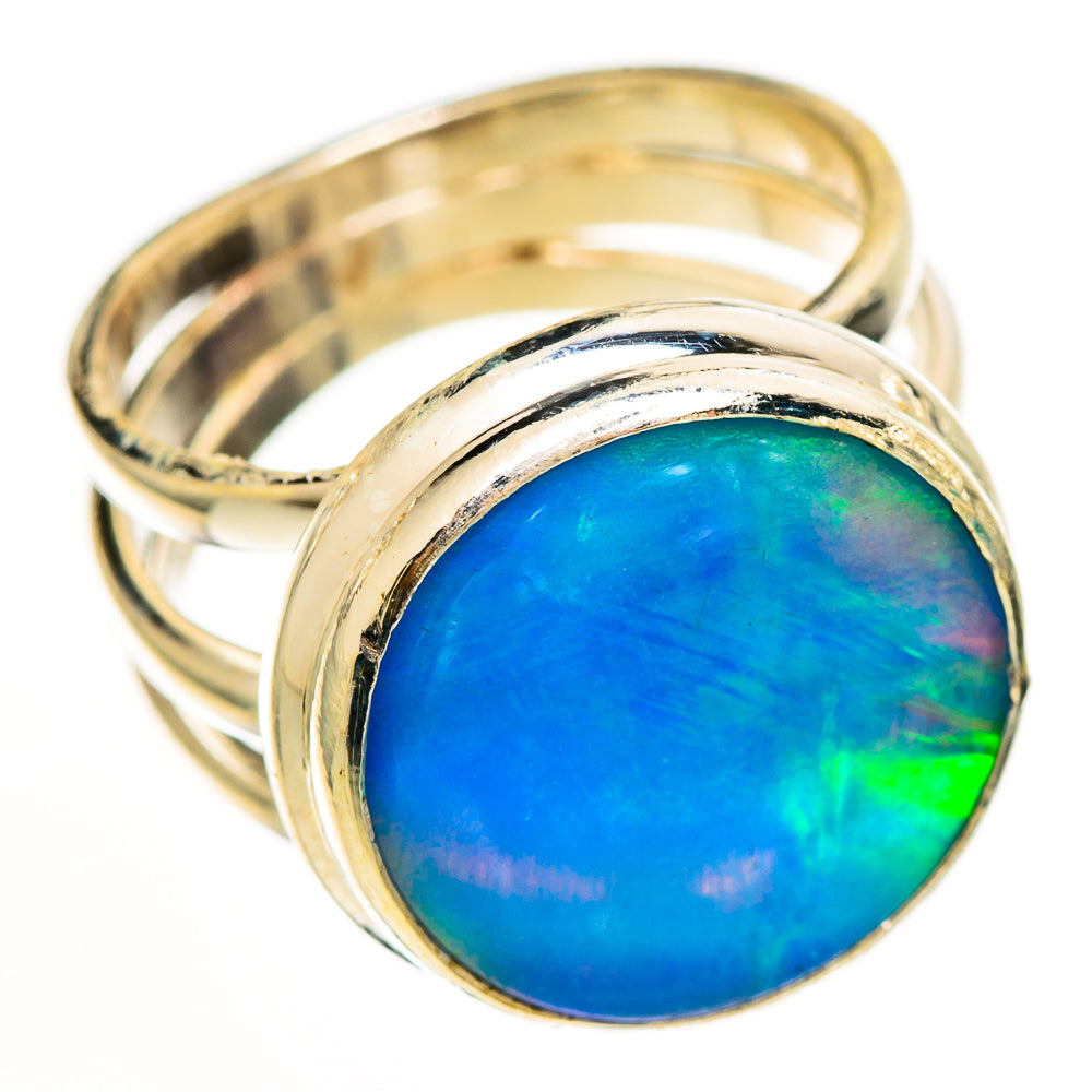 Aura Opal Rings handcrafted by Anasilvercos - RING112209 - Photo 2