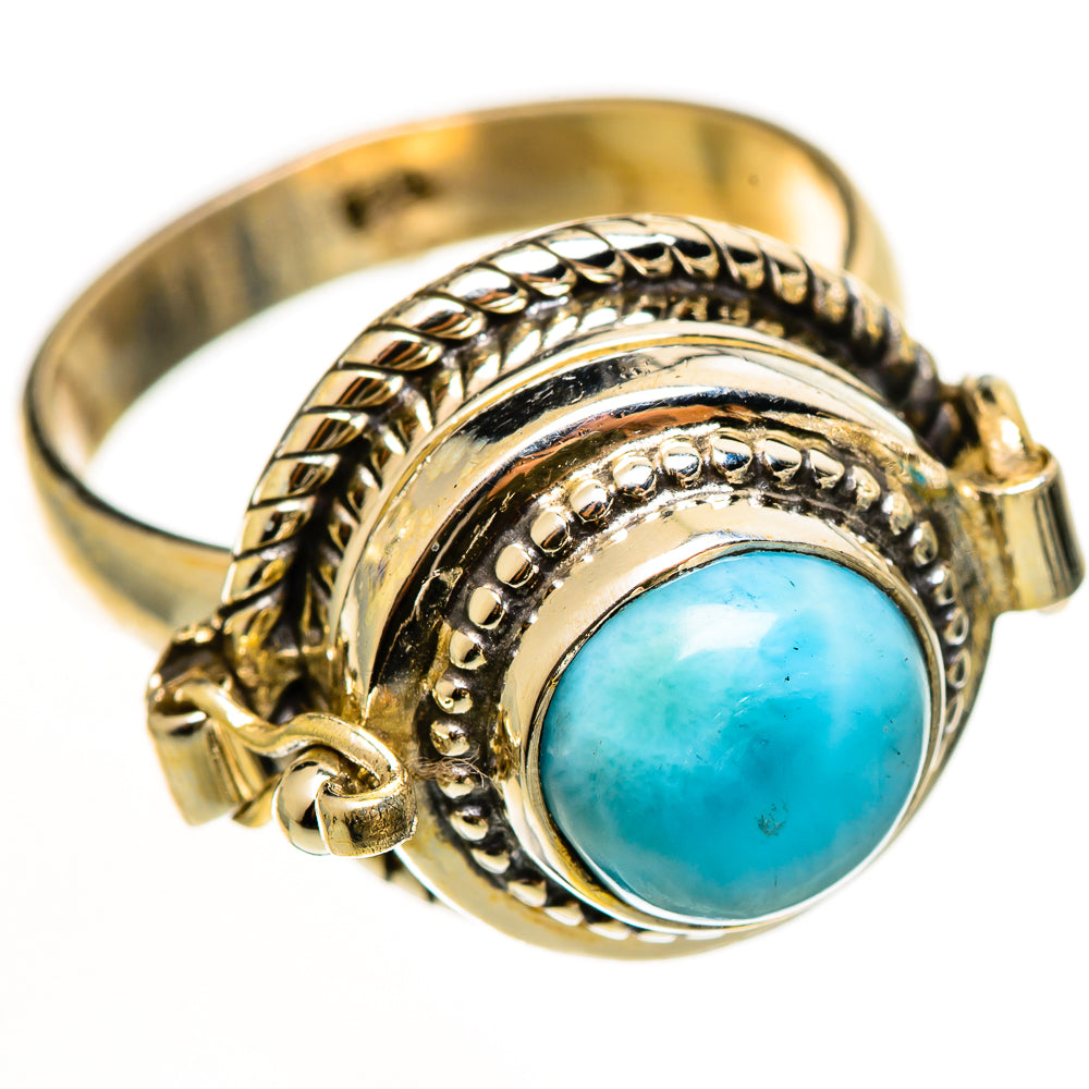 Larimar Rings handcrafted by Anasilvercos - RING112214 - Photo 2
